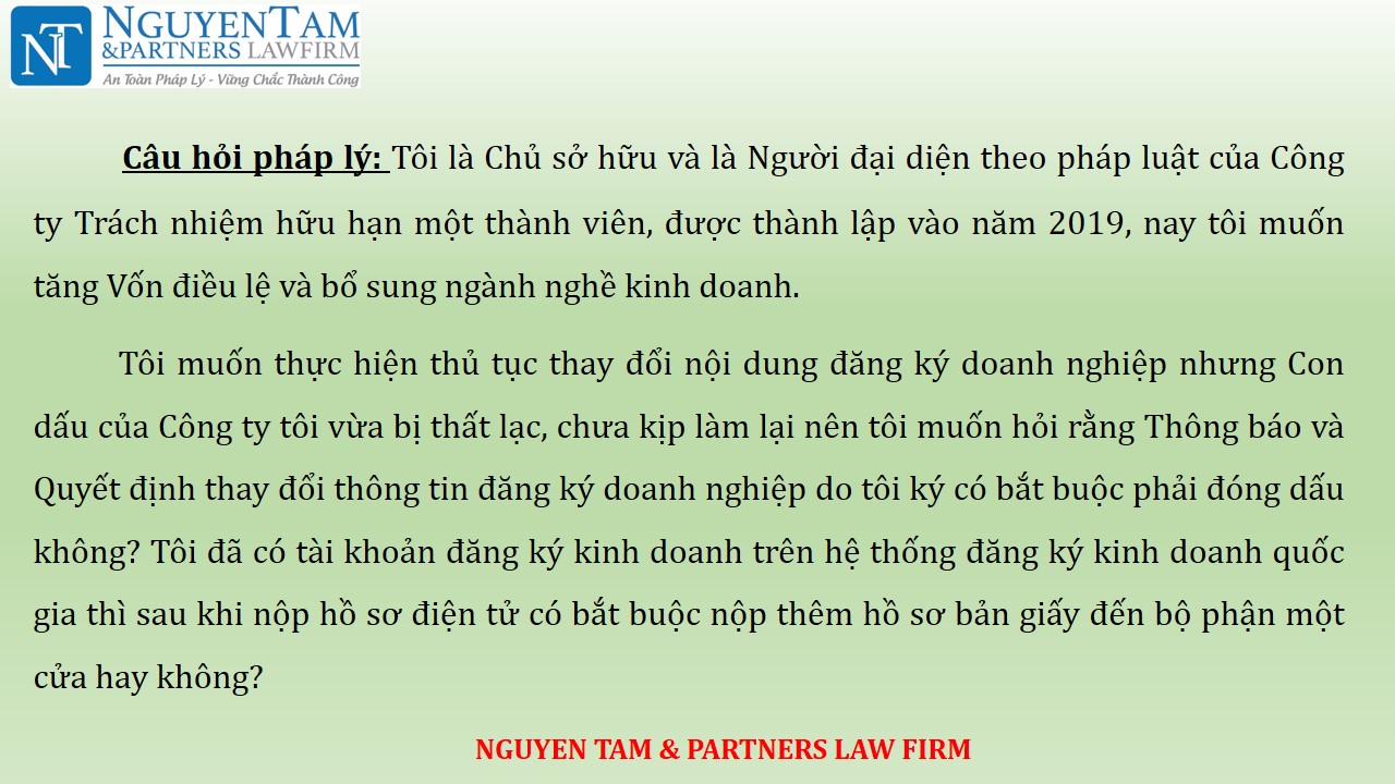 CÓ CẦN NỘP HỒ SƠ ĐĂNG KÝ DOANH NGHIỆP BẢN GIẤY?
