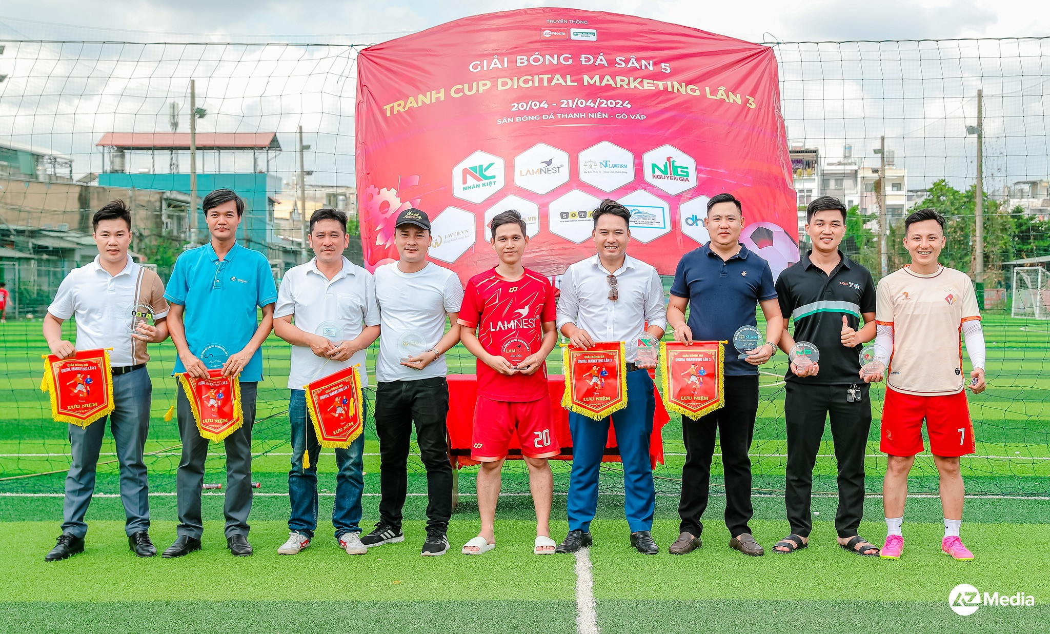 CÔNG TY LUẬT TNHH MTV NGUYỄN TÂM & PARTNERS GÓP MẶT TRANH CÚP GIẢI BÓNG ĐÁ DIGITAL MARKETING LẦN THỨ 3